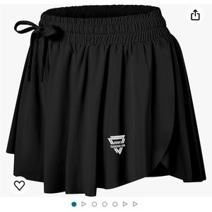 Workout Running Yoga Shorts Summer Spandex Shorts Butterfly Skirts Cute Clothes